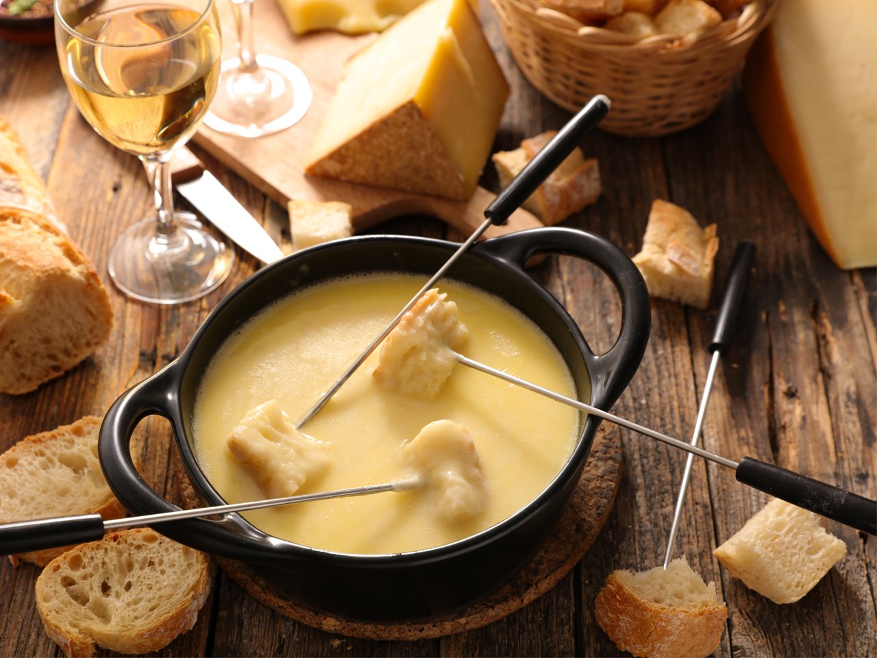 Fondue des Basques légèrement fumée