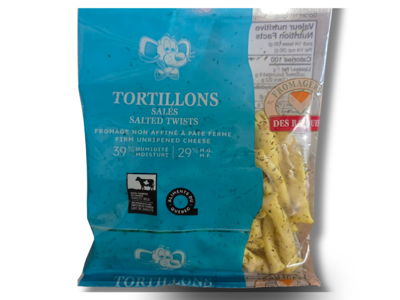 Tortillons sal&eacute;s &agrave; l'aneth